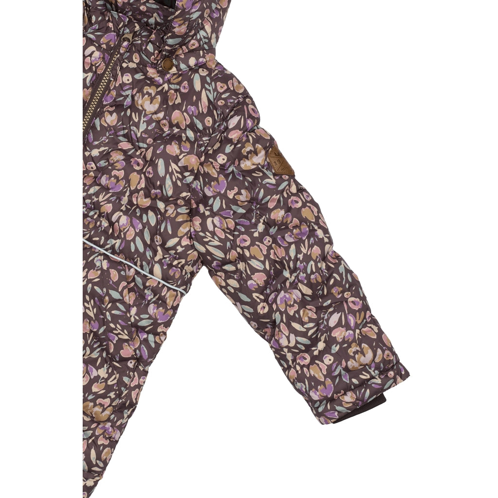 Mikk-Line Puffer Jakke Print Jakker Raisin