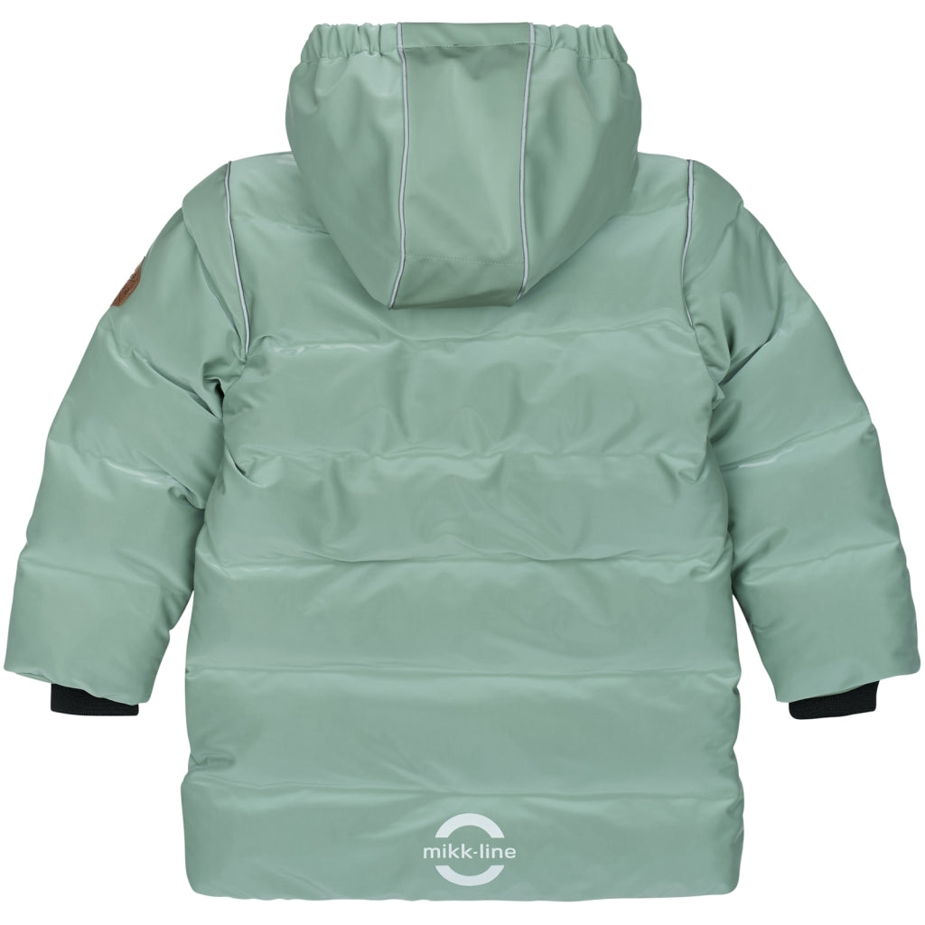 Mikk-Line Puffer Jakke Print Jakker Iceberg Green