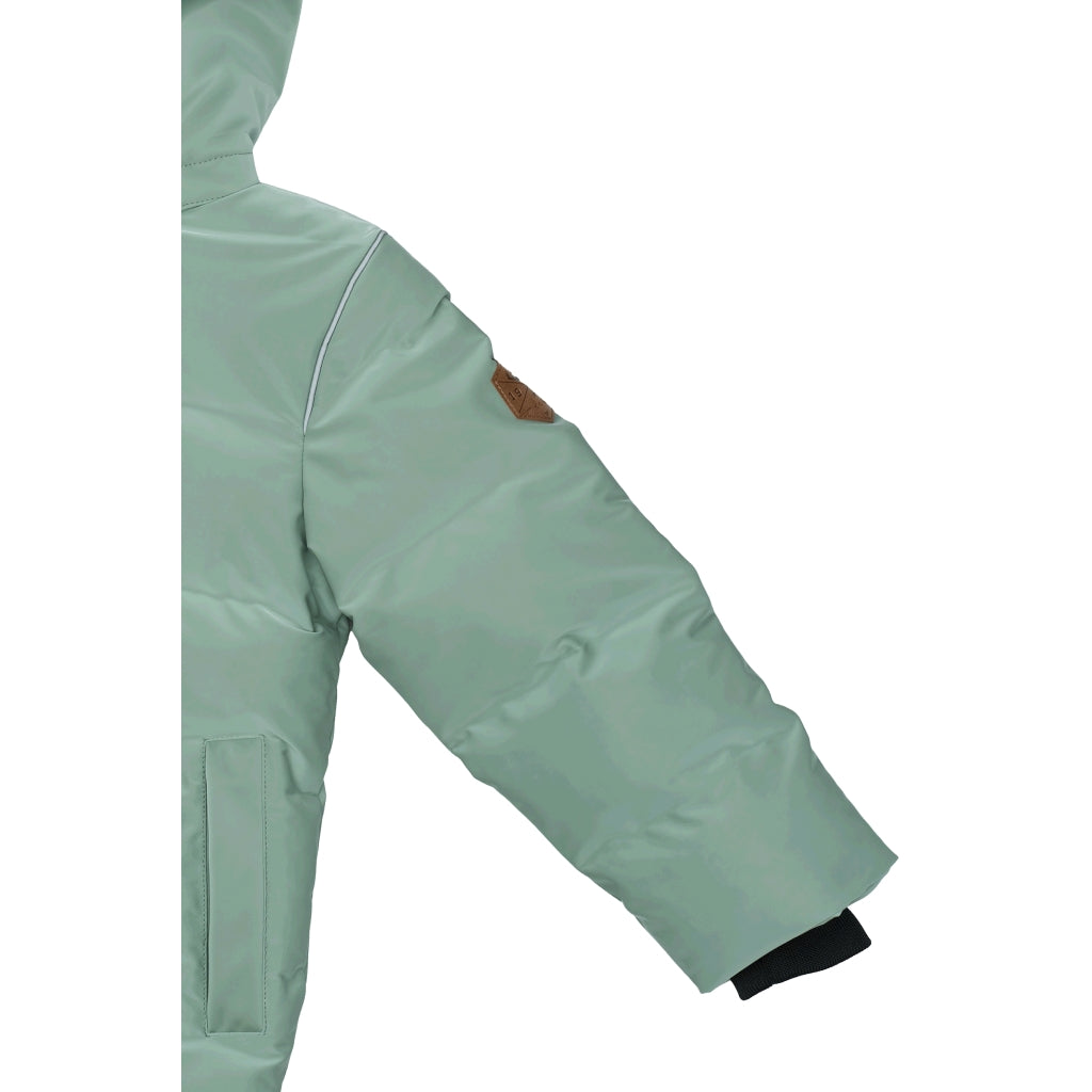 Mikk-Line Puffer Jakke Print Jakker Iceberg Green