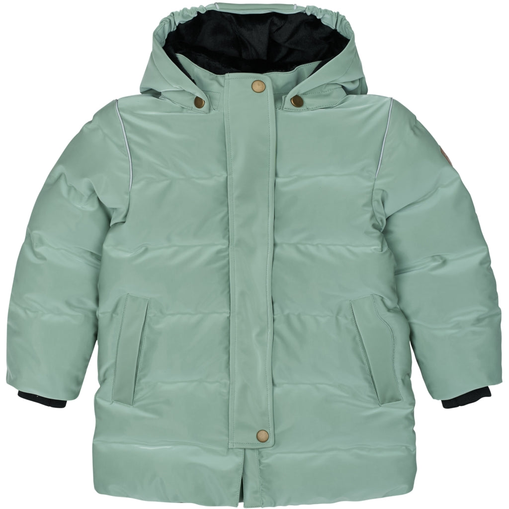 Mikk-Line Puffer Jakke Print Jakker Iceberg Green