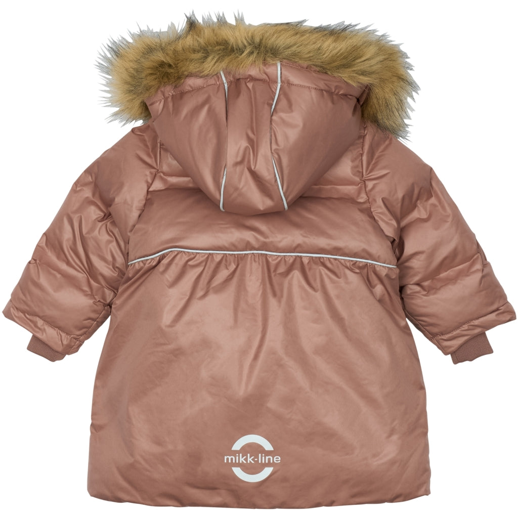 Mikk-Line Puffer Jakke Print Jakker Burlwood