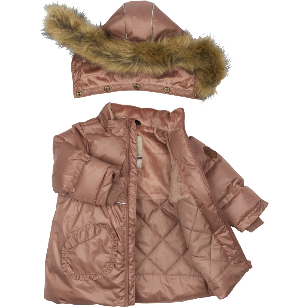 Mikk-Line Puffer Jakke Print Jakker Burlwood