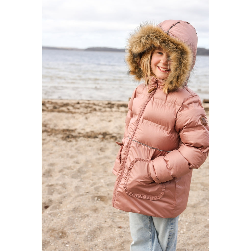 Mikk-Line Puffer Jakke Print Jakker Burlwood