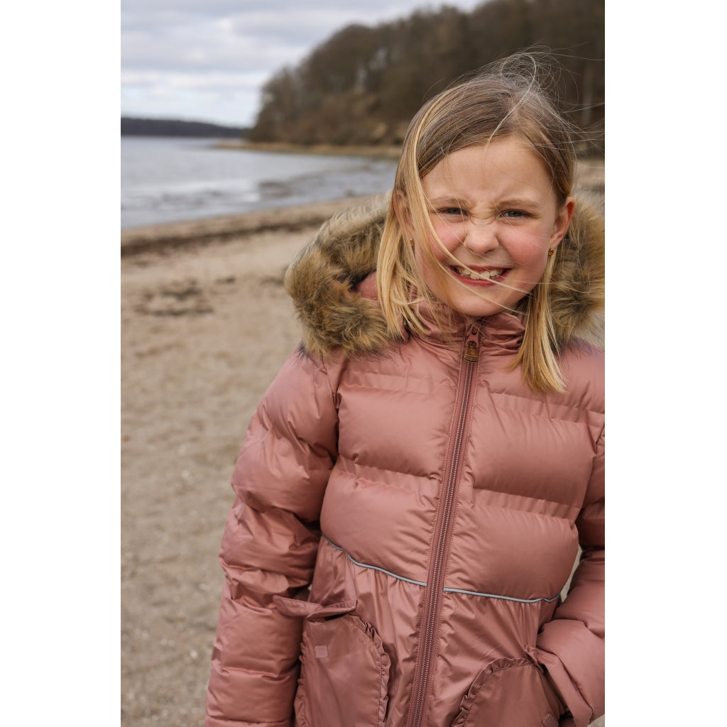 Mikk-Line Puffer Jakke Print Jakker Burlwood