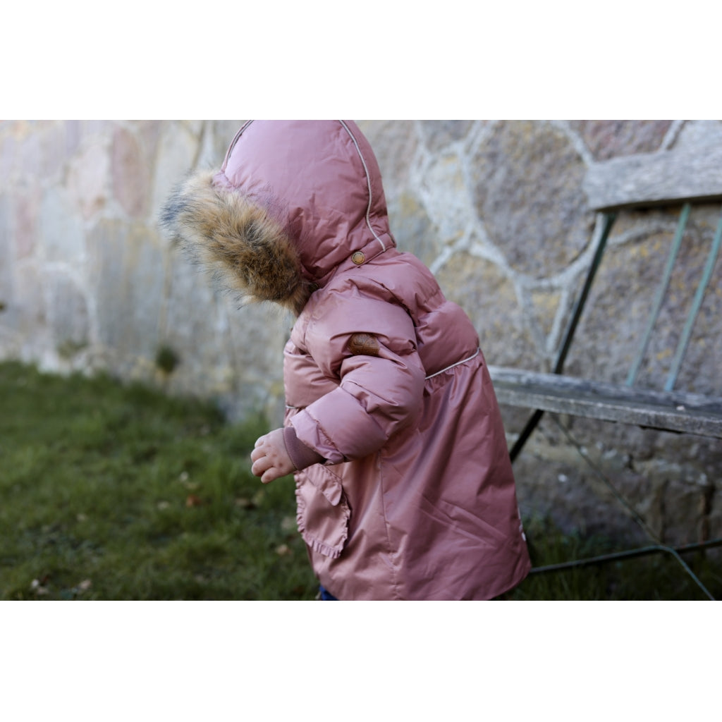 Mikk-Line Puffer Jakke Print Jakker Burlwood