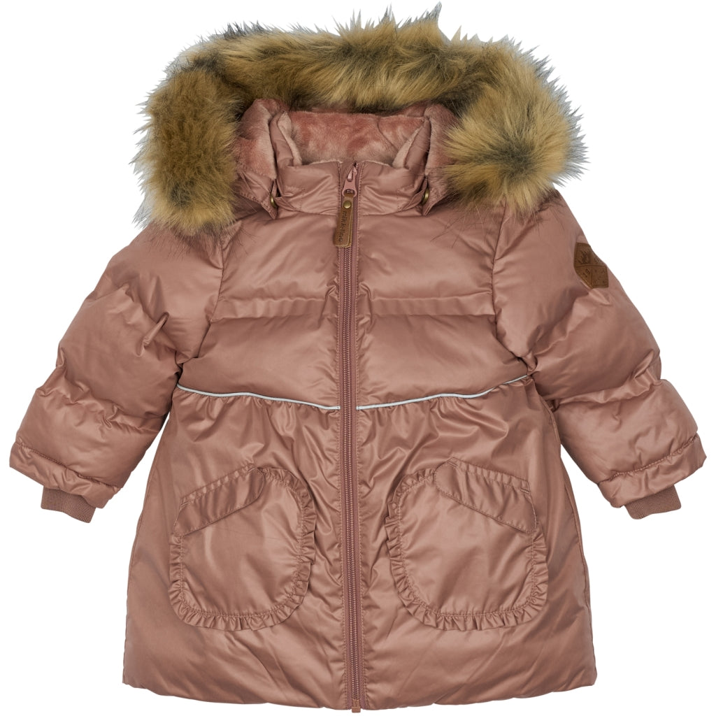 Mikk-Line Puffer Jakke Print Jakker Burlwood