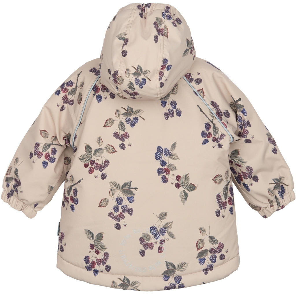 PETIT PIAO Quilted Jacket Printed Jakker Blackberry AOP