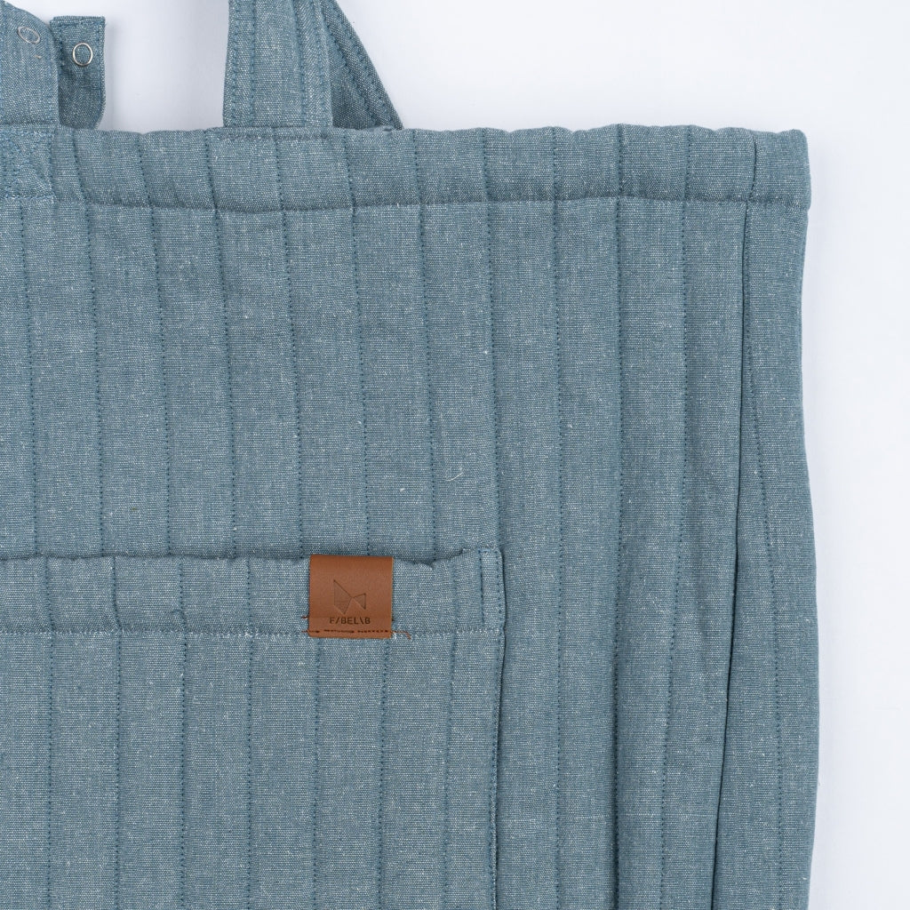 Fabelab Quilted Tote Bag - Chambray Blue Spruce Bags & Backpacks Blue Spruce