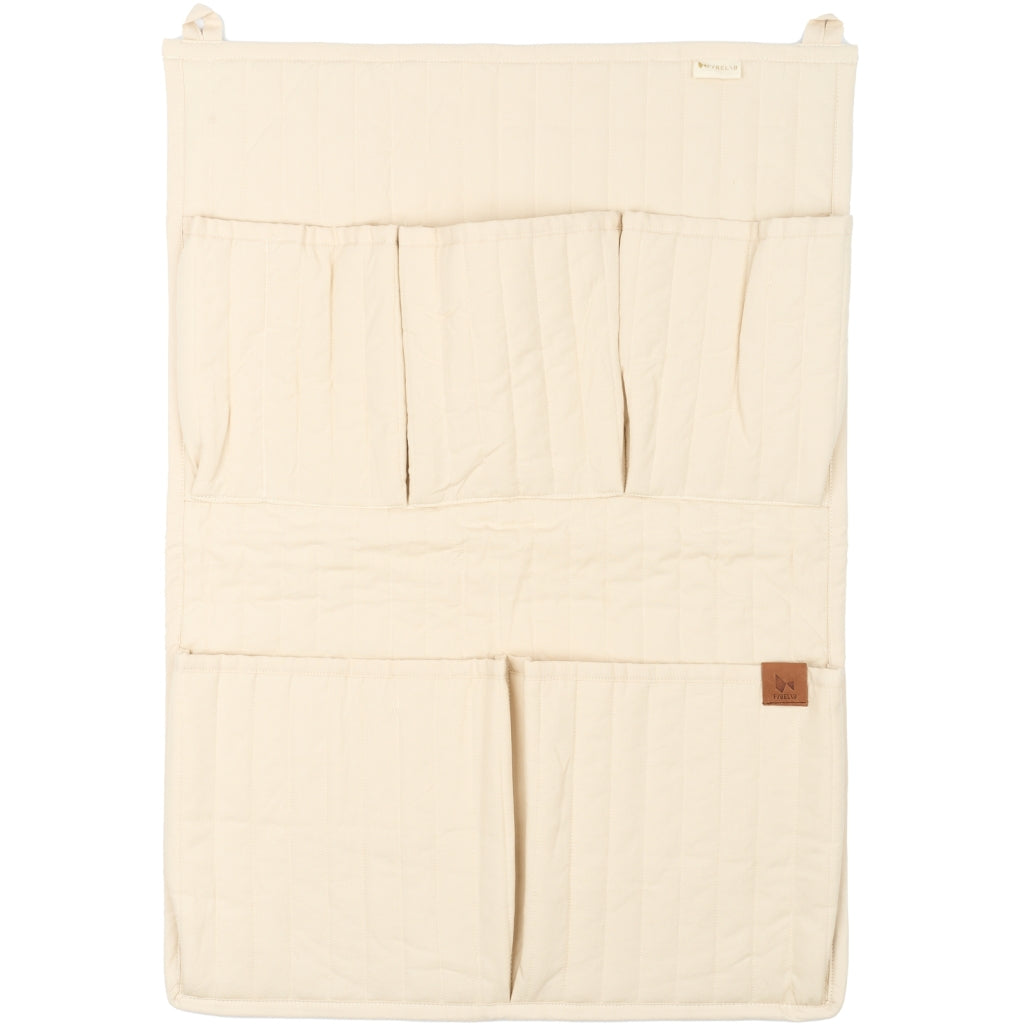 Fabelab Quilted Wall Pocket Accessories Oat Milk