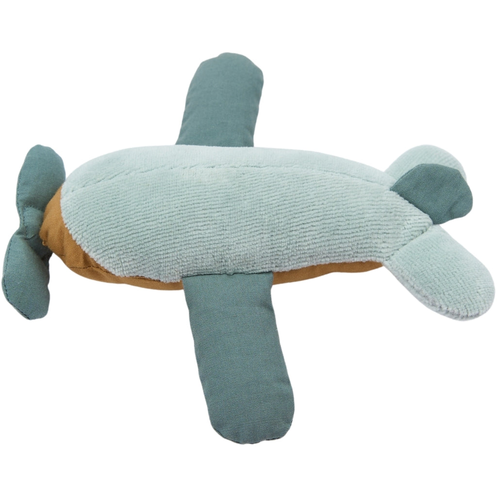 Fabelab Rattle - Airplane - Little Flyers Baby Toys Slate
