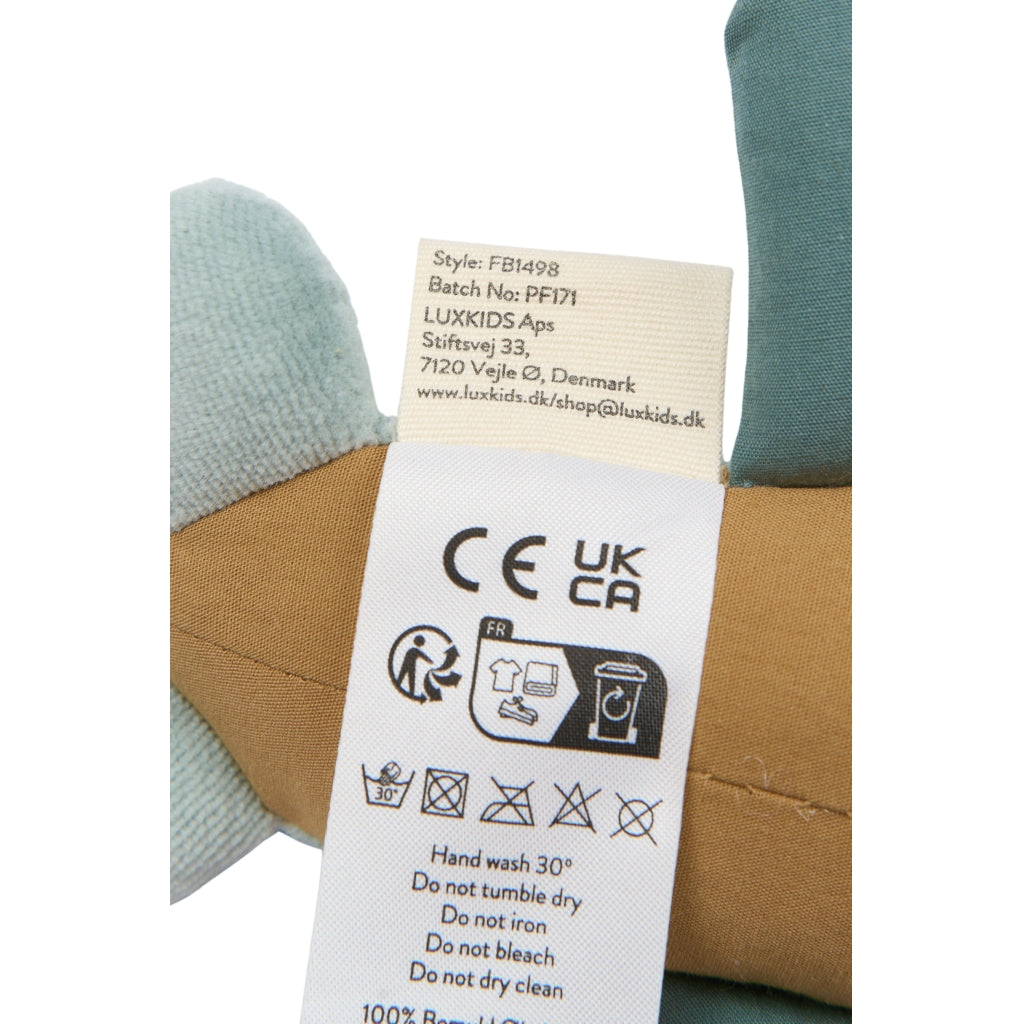 Fabelab Rattle - Airplane - Little Flyers Baby Toys Slate