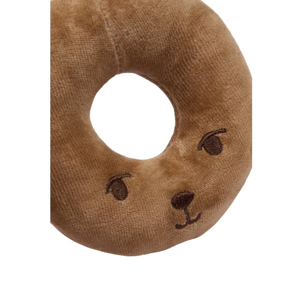 Fabelab Rattle - Bear Baby Toys Tobacco Brown