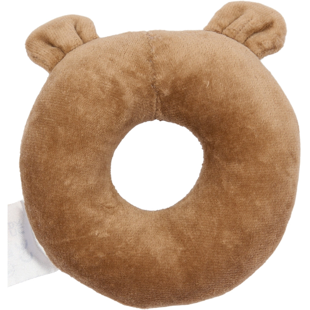 Fabelab Rattle - Bear Baby Toys Tobacco Brown