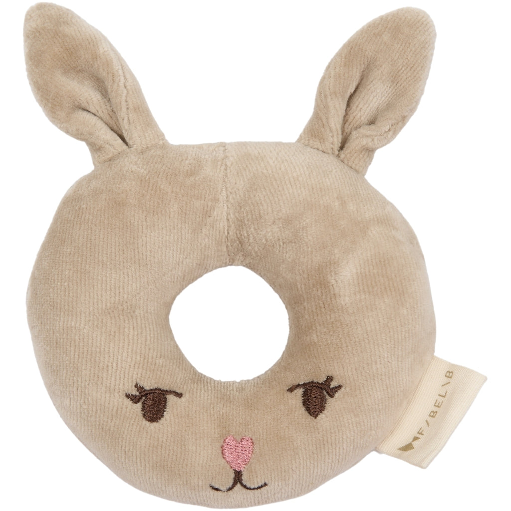 Fabelab Rattle - Bunny Baby Toys Oxford Tan