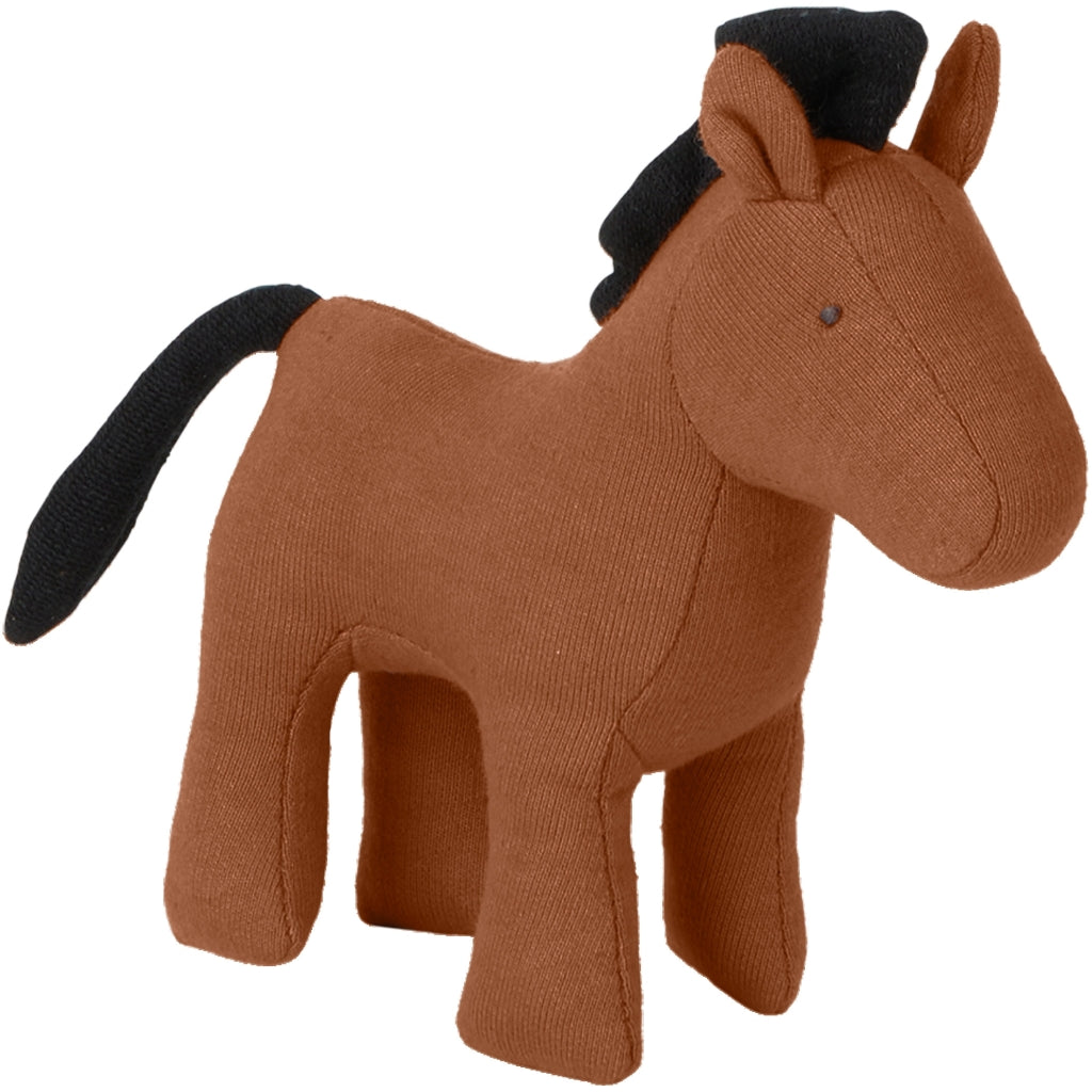 Fabelab Rattle - Horse Hildur Baby Toys Chestnut