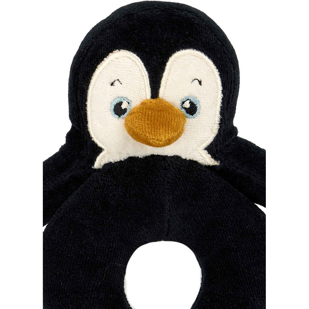 Fabelab Rattle - Penguin Baby Toys Black Beauty