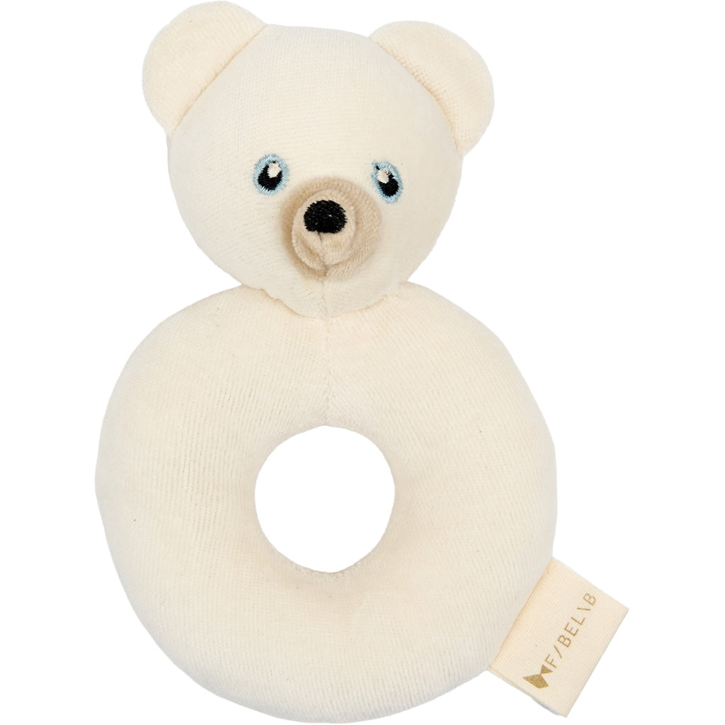 Fabelab Rattle - Polar Bear Baby Toys Seedpearl