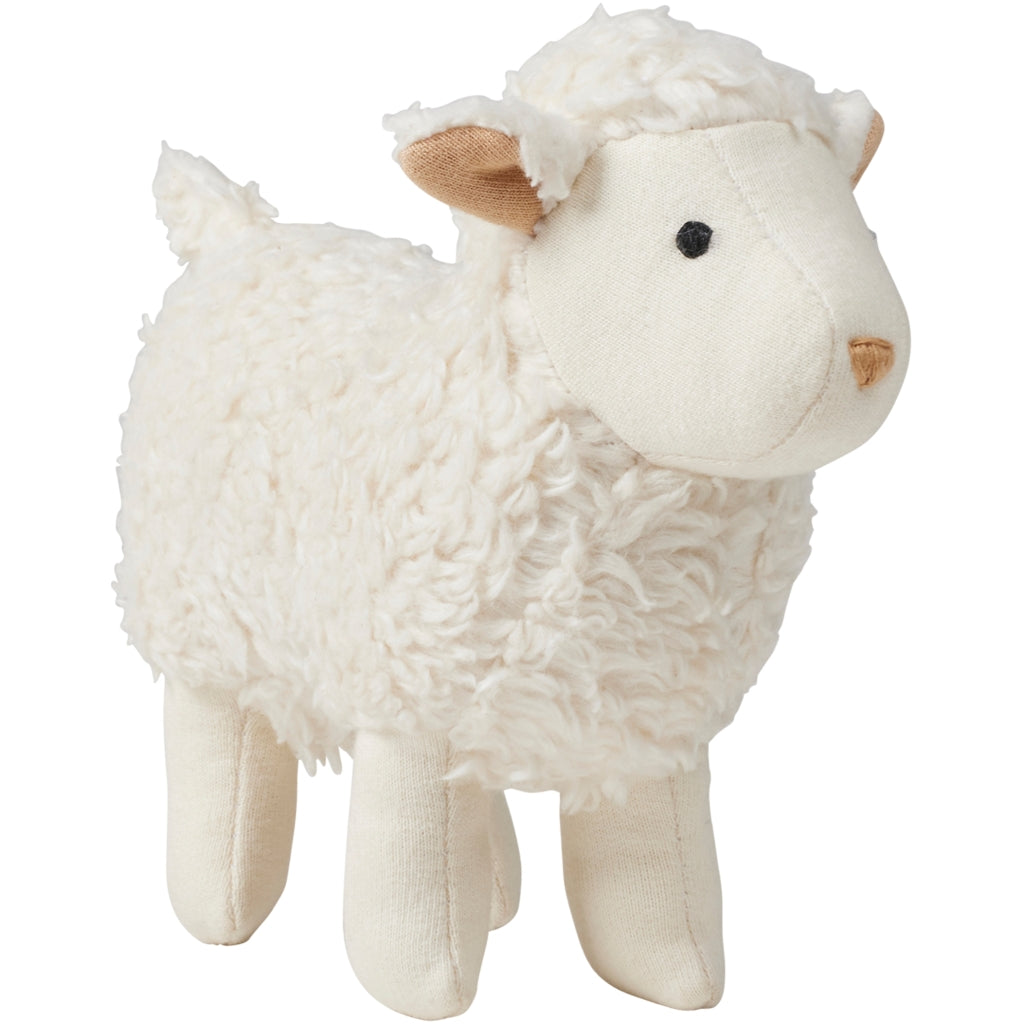 Fabelab Rattle - Sheep Sam Teddies & Dolls Natural (unbleached cotton)