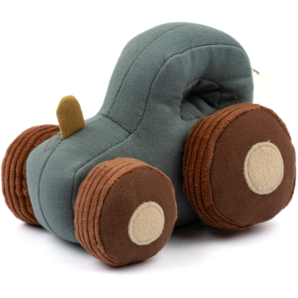 Fabelab Rattle - Tractor Baby Toys Blue Spruce
