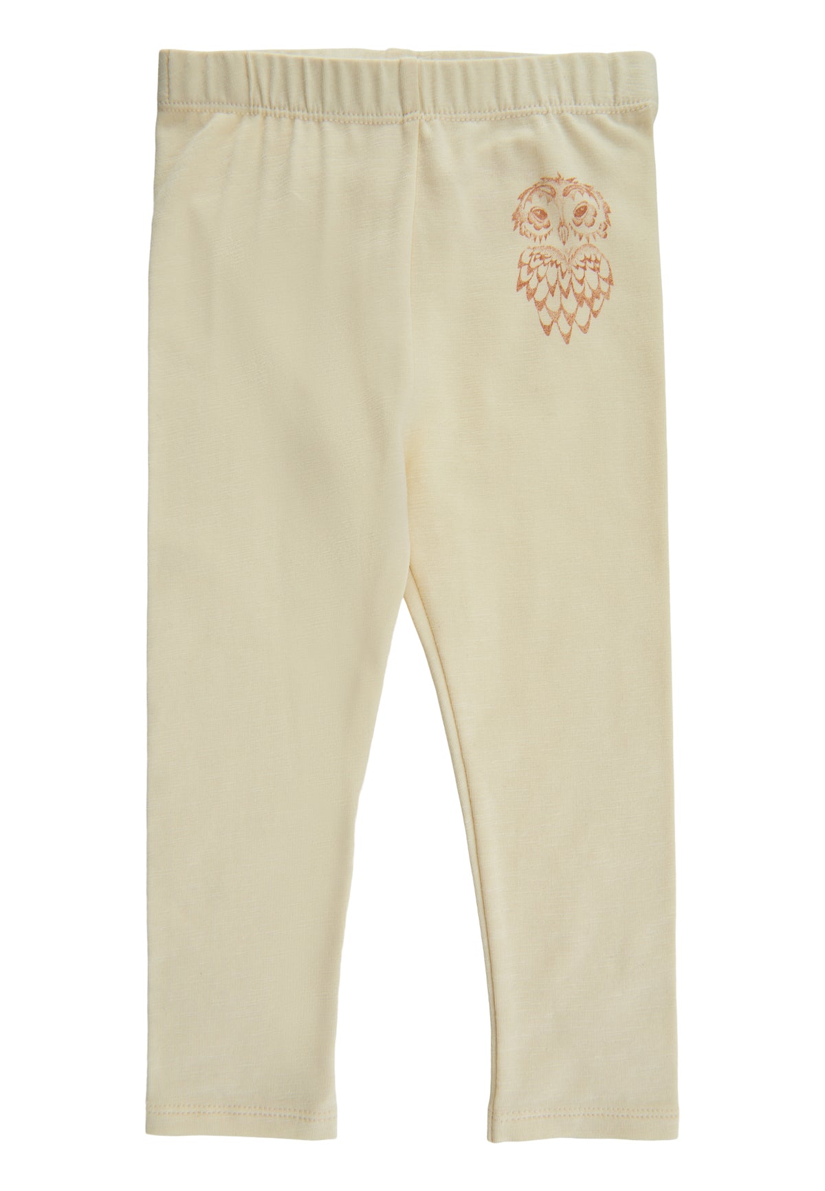 Soft Gallery SGPaula Baby Leggings - New Owl Leggings Almond Oil