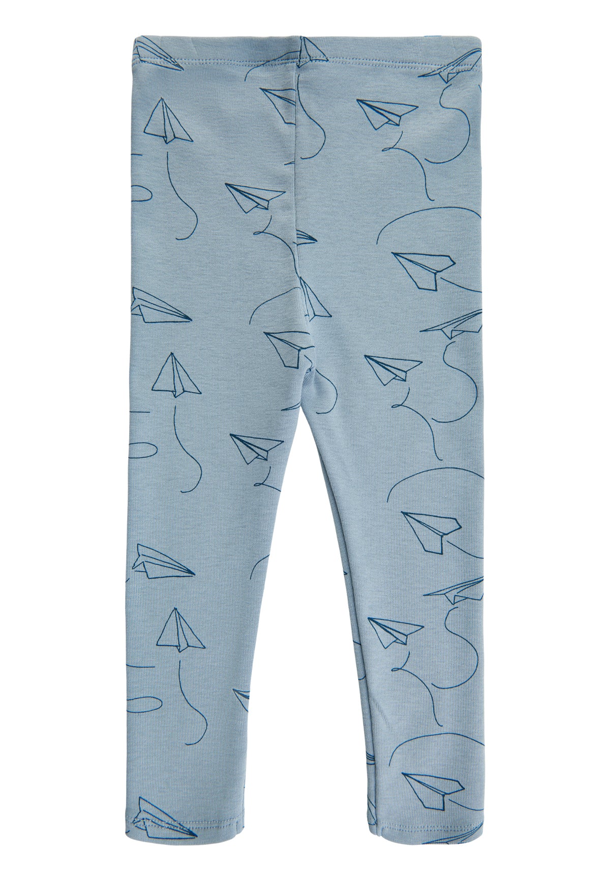 Soft Gallery SGPaula Baby Leggings m/Paper Plane Leggings DUSTY BLUE