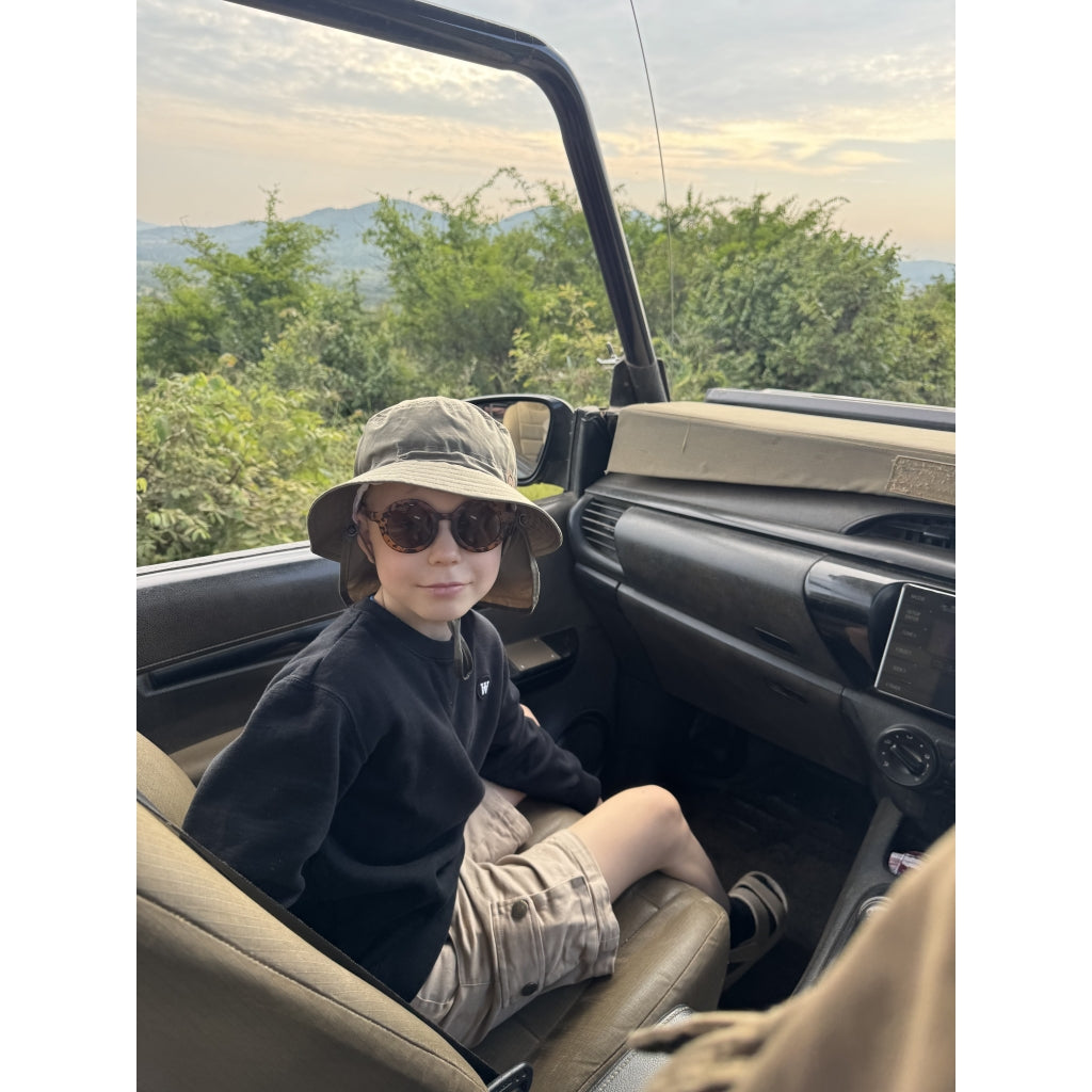 Mikk-Line Safari Hat Lang Huer Dusty Olive