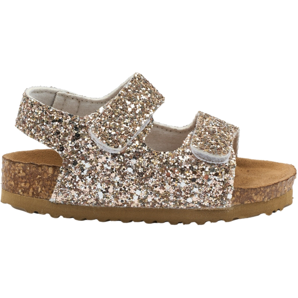 Mikk-Line Sandaler (EVA såler) Sandals Champagne Glitter