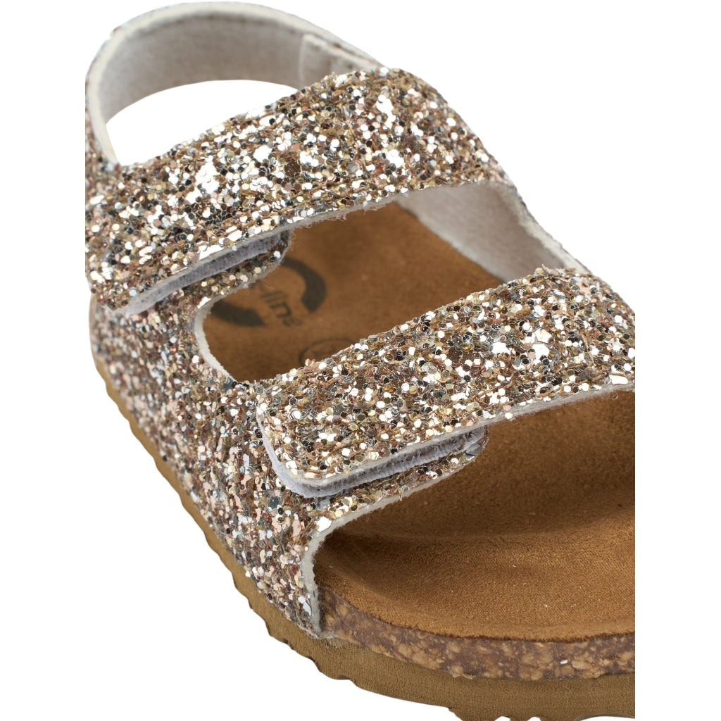 Mikk-Line Sandaler (EVA såler) Sandals Champagne Glitter