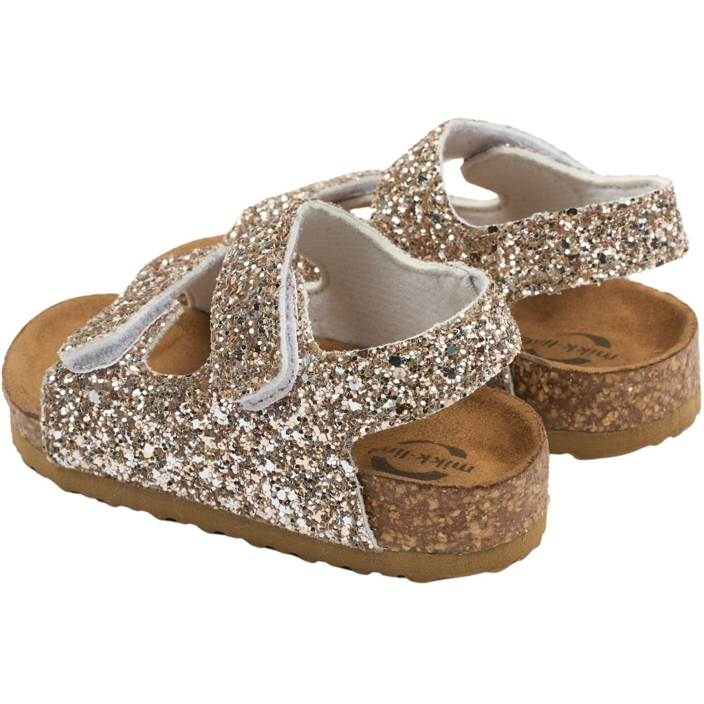 Mikk-Line Sandaler (EVA såler) Sandals Champagne Glitter