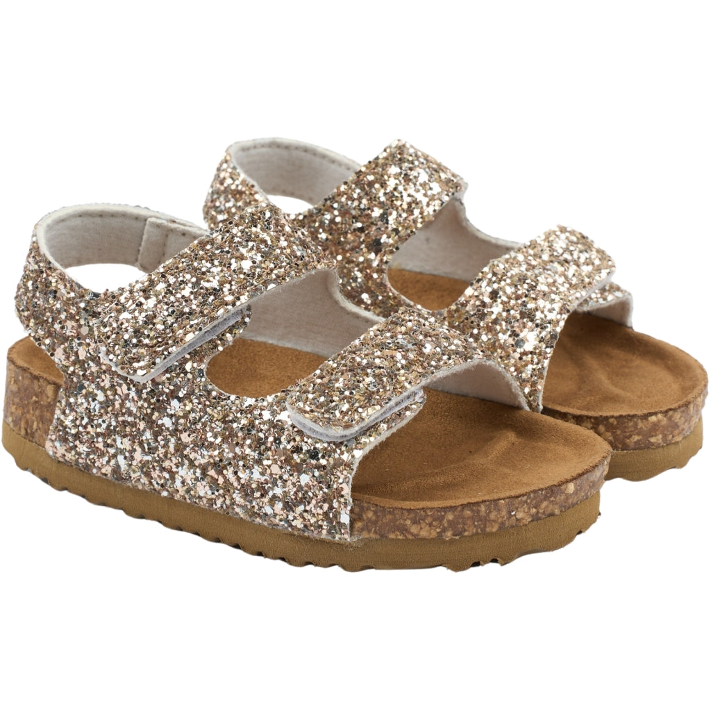 Mikk-Line Sandaler (EVA såler) Sandals Champagne Glitter