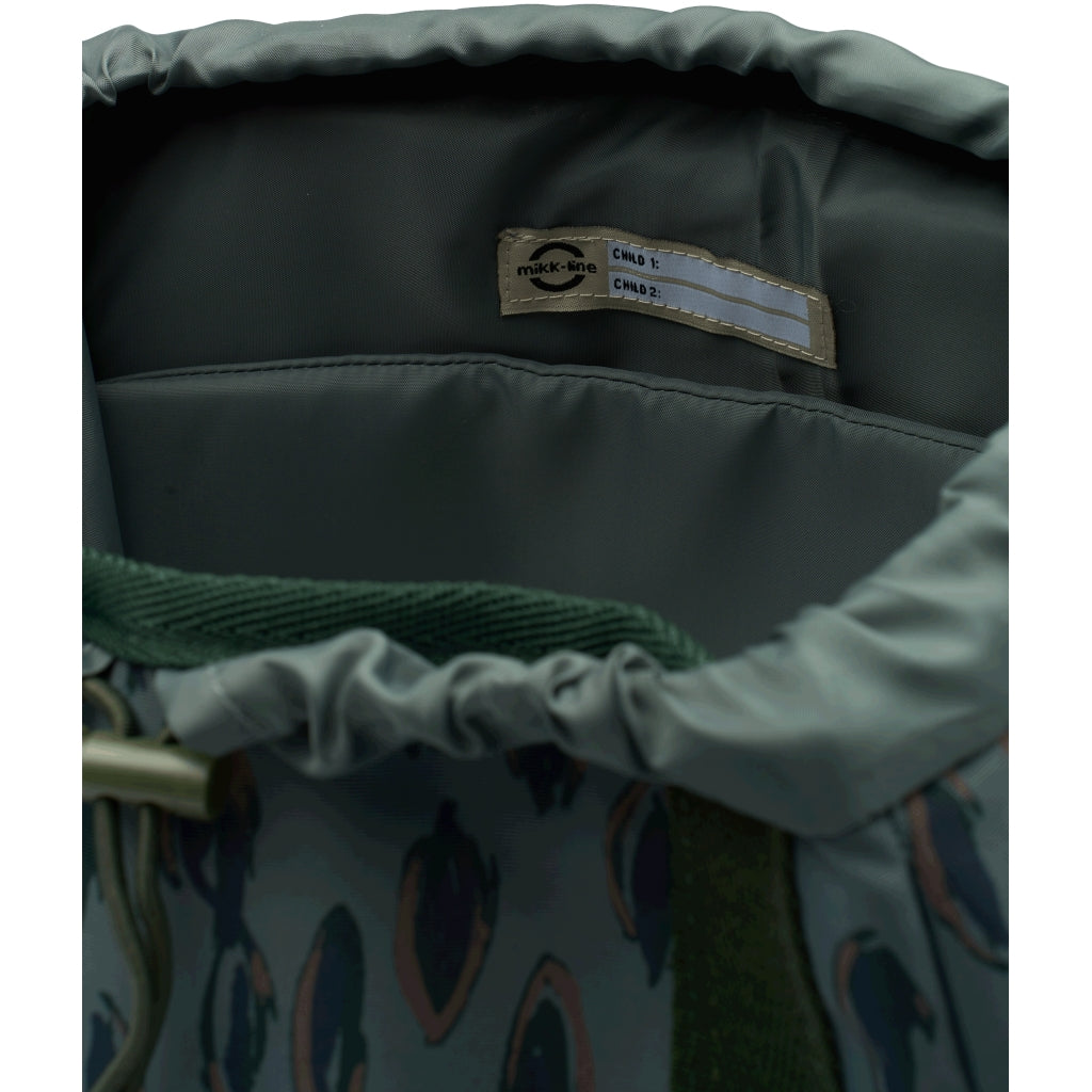 Mikk-Line School Backpack AOP Bags & Backpacks Balsam Green