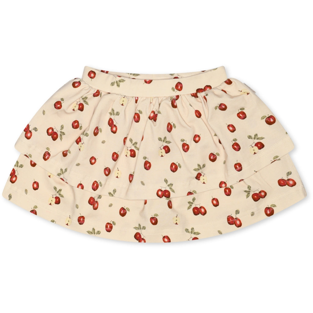 PETIT PIAO Skirt Printed Nederdel Apple AOP