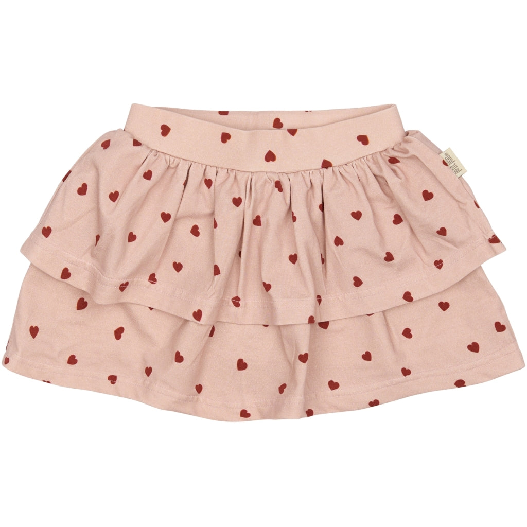 PETIT PIAO Skirt Printed Nederdel Heart