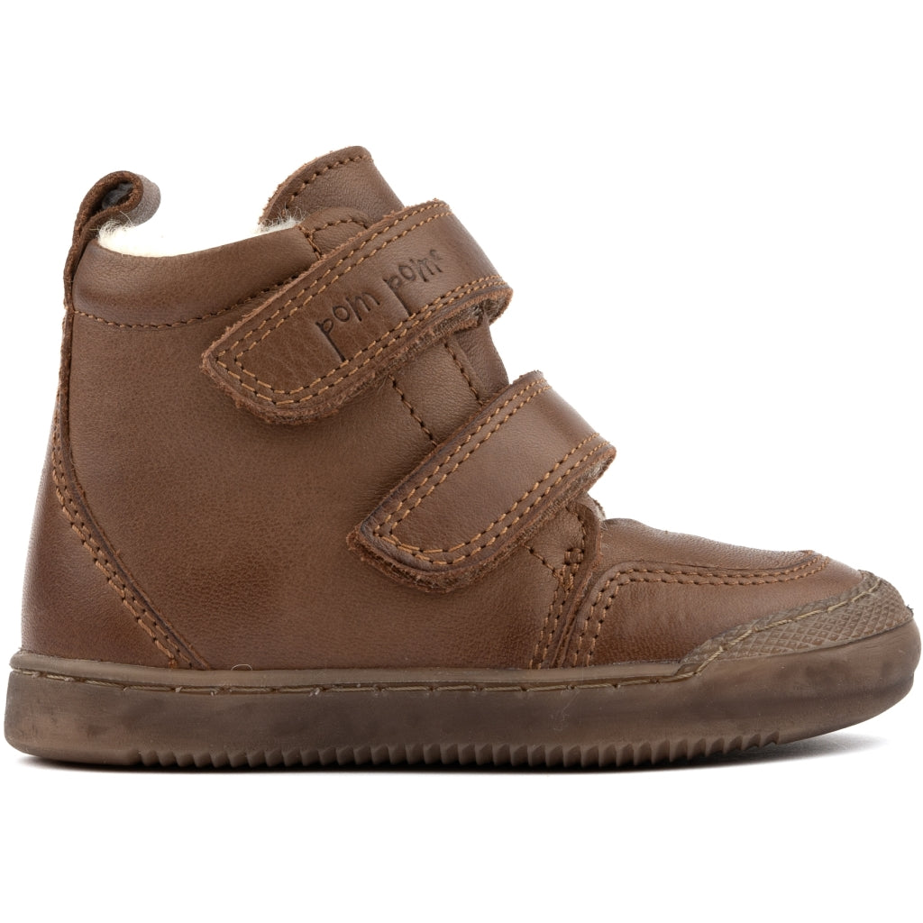 POM POM Sneaker™ Wool Booty Sneakers Dark Camel