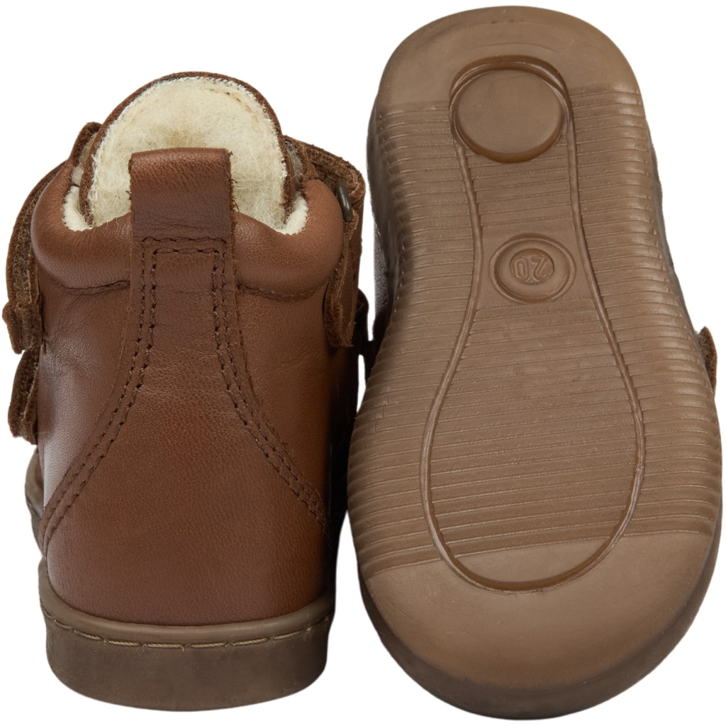 POM POM Sneaker™ Wool Booty Sneakers Dark Camel