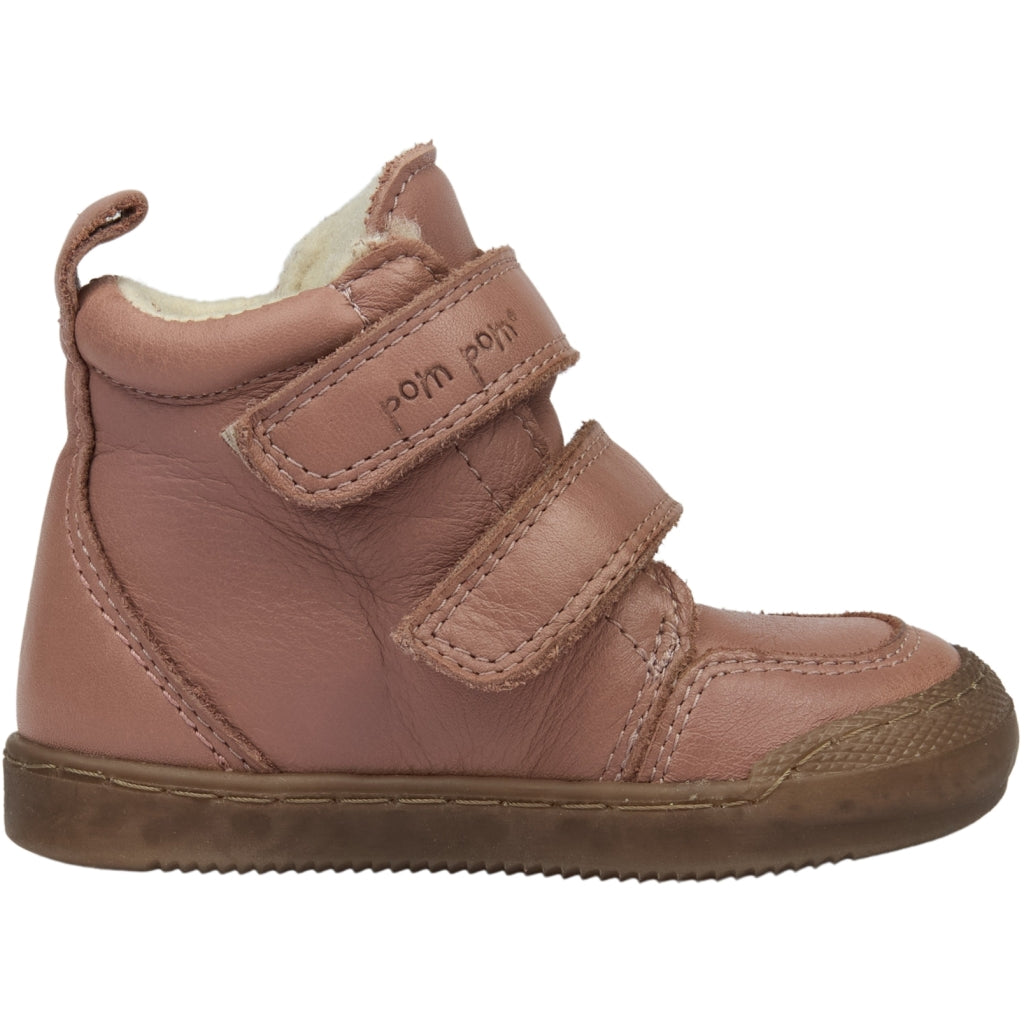 POM POM Sneaker™ Wool Booty Sneakers Dark Rose