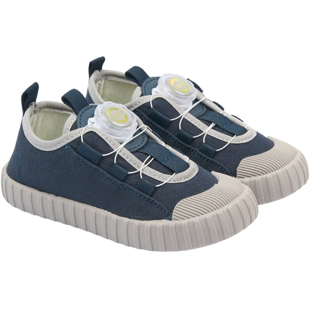 Mikk-Line Sneakers (Canvas) Sko Blue Nights