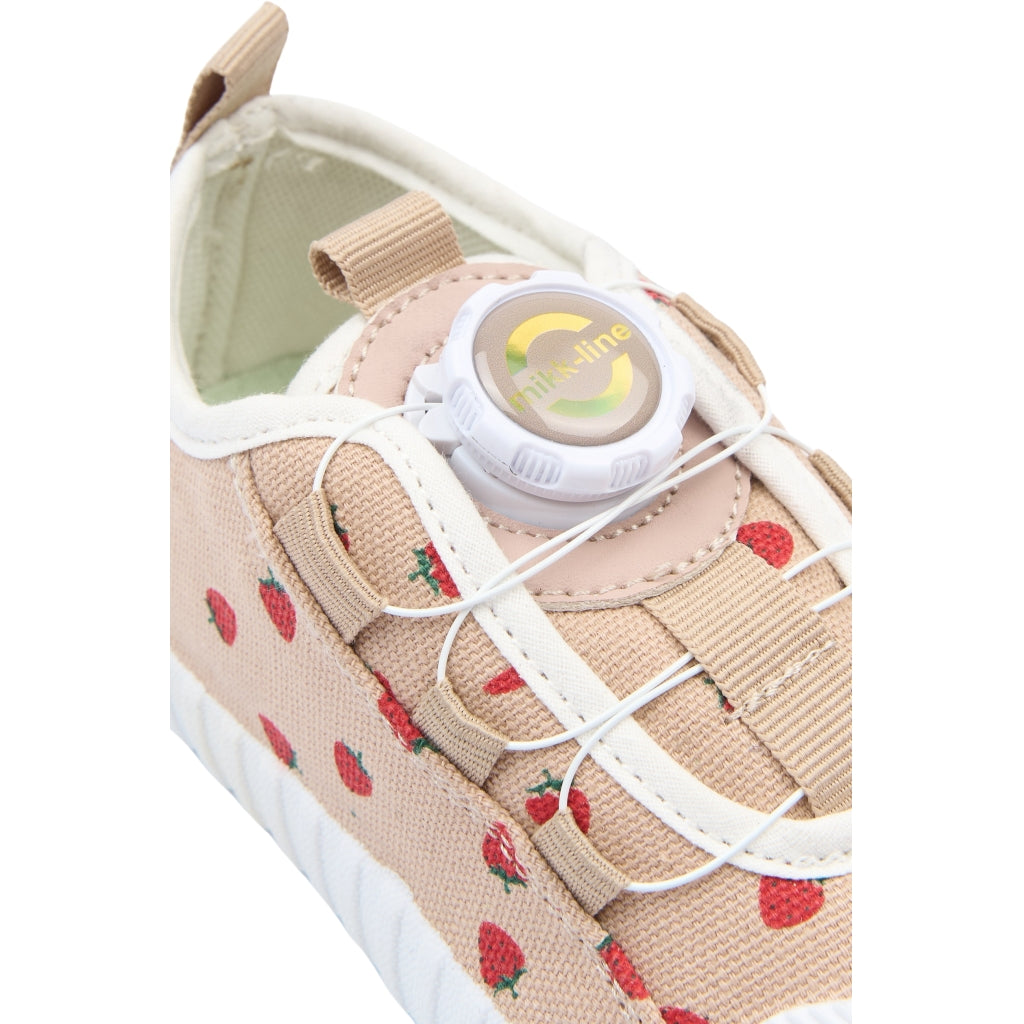 Mikk-Line Sneakers (Canvas) Sko Strawberry AOP