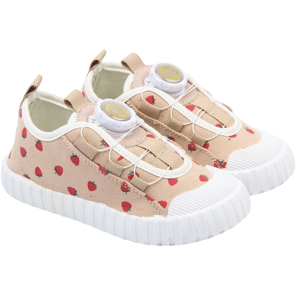 Mikk-Line Sneakers (Canvas) Sko Strawberry AOP
