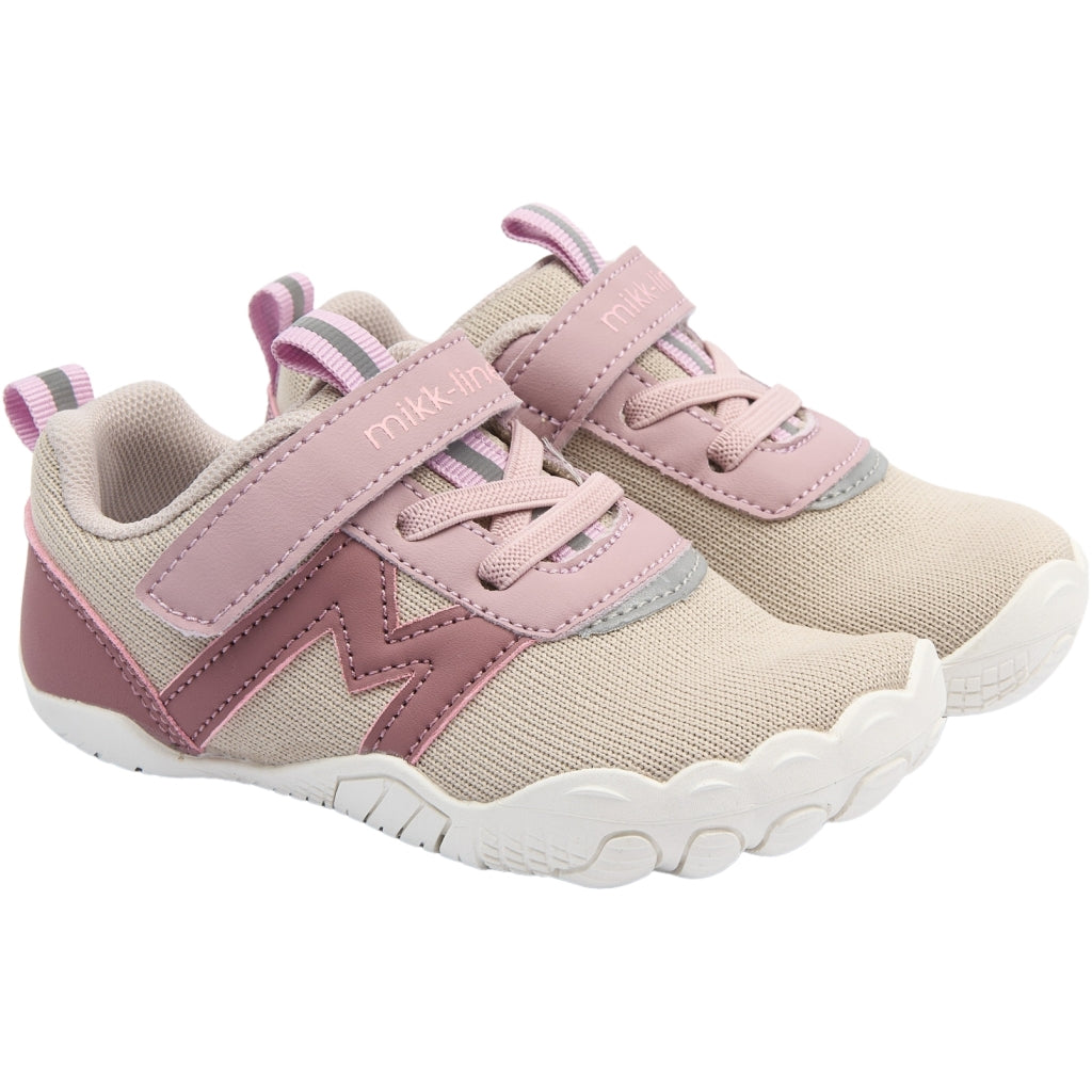 Mikk-Line Sneakers m/ Drejelukning Barefoot Mauve Shadows