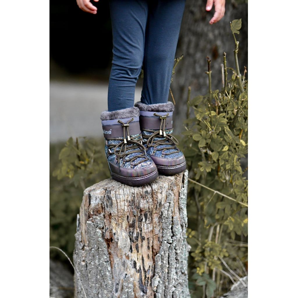 Mikk-Line Snow Boot Glitter Støvler og gummistøvler Rose Brown