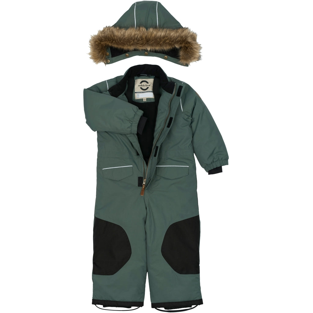 Mikk-Line Snow Suit Reinforcement Flyverdragter Balsam Green