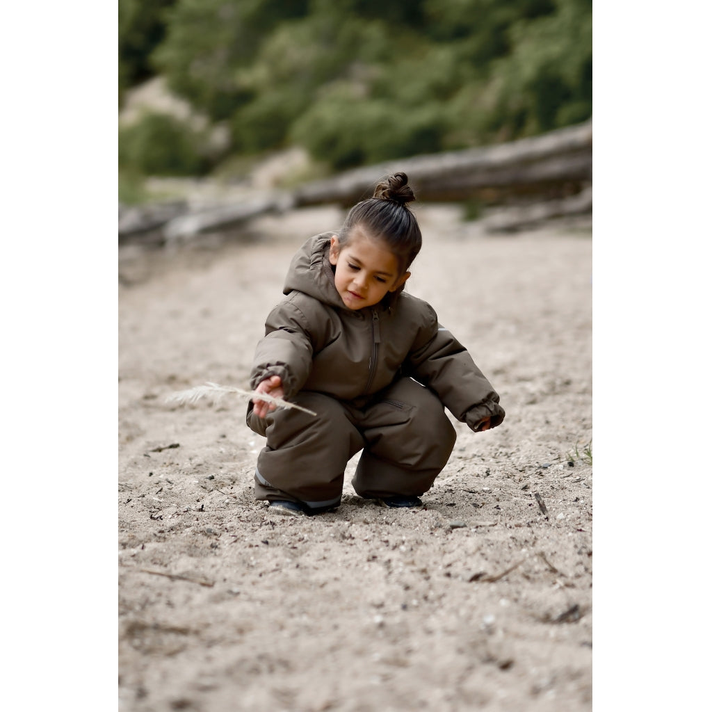 Mikk-Line Snow Suit Solid Flyverdragter Chocolate Chip