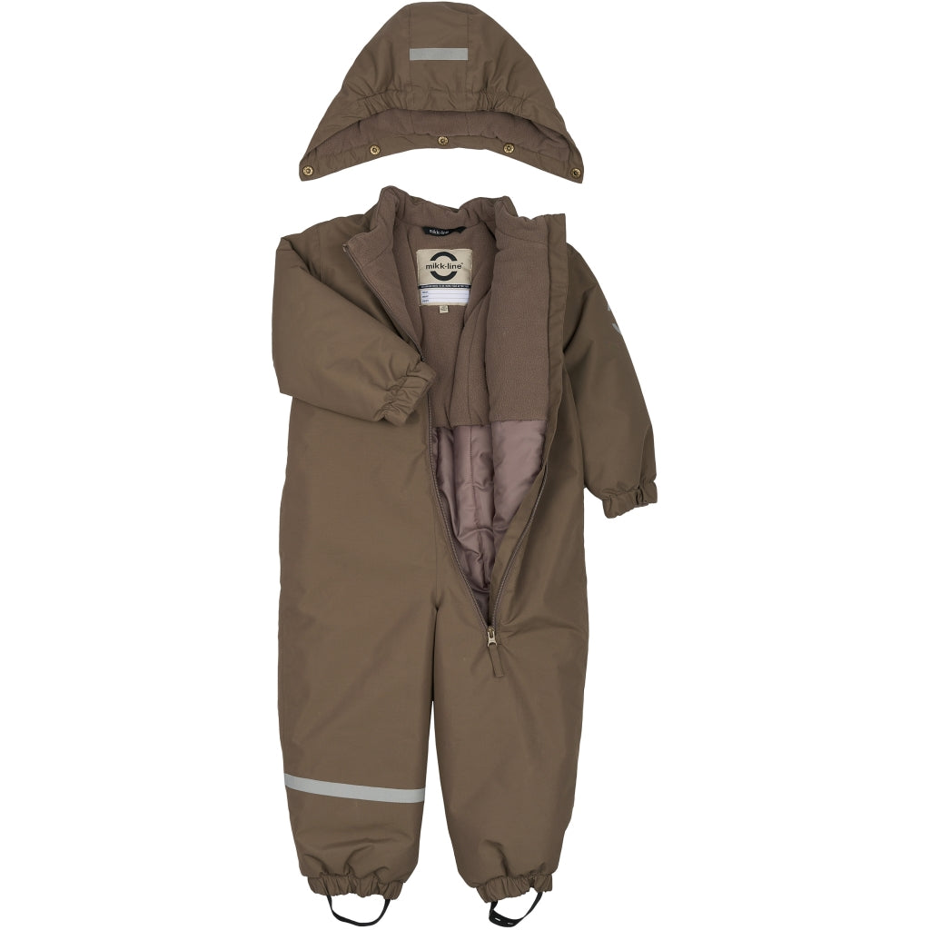 Mikk-Line Snow Suit Solid Flyverdragter Chocolate Chip