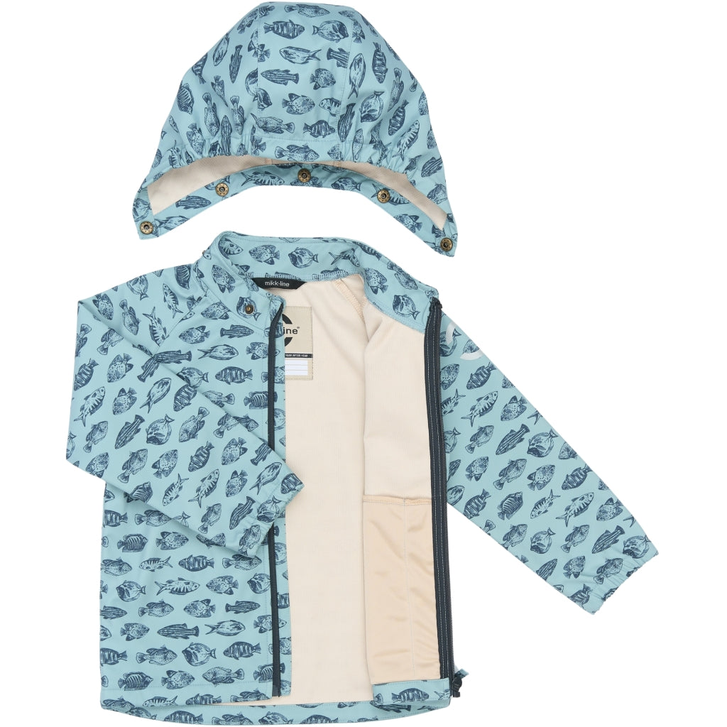 Mikk-Line Softshell Heldragt (Mønstret) Softshell tøj Fish AOP