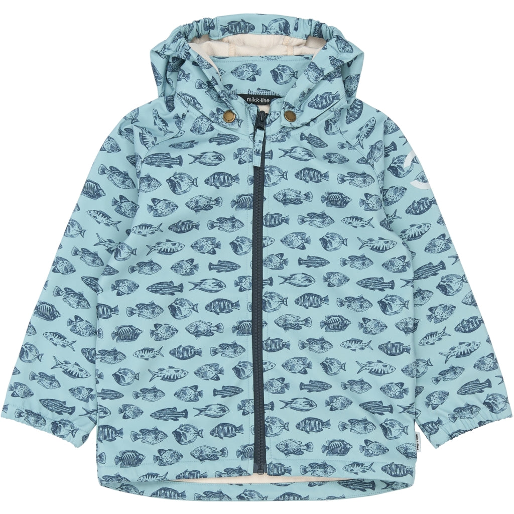 Mikk-Line Softshell Heldragt (Mønstret) Softshell tøj Fish AOP