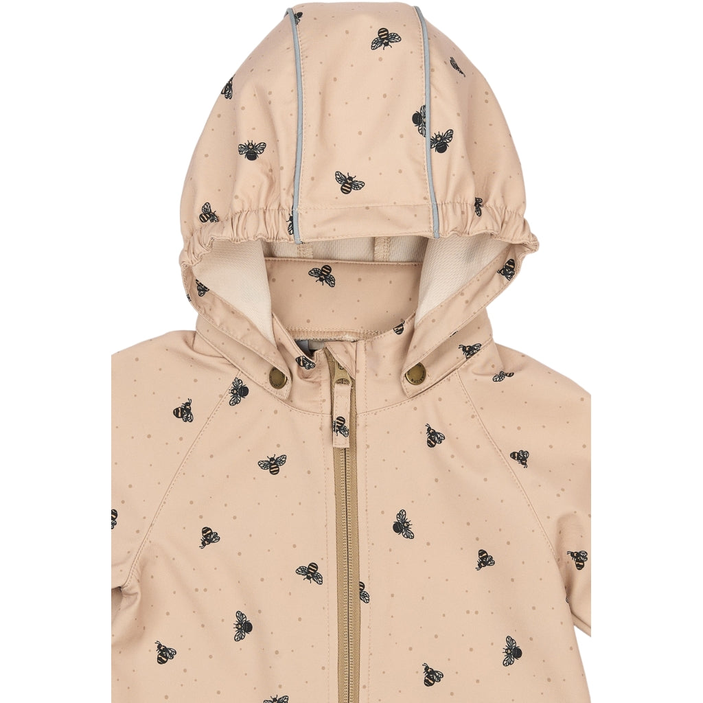 Mikk-Line Softshell Heldragt (Mønstret) Softshell tøj Bumble Bee