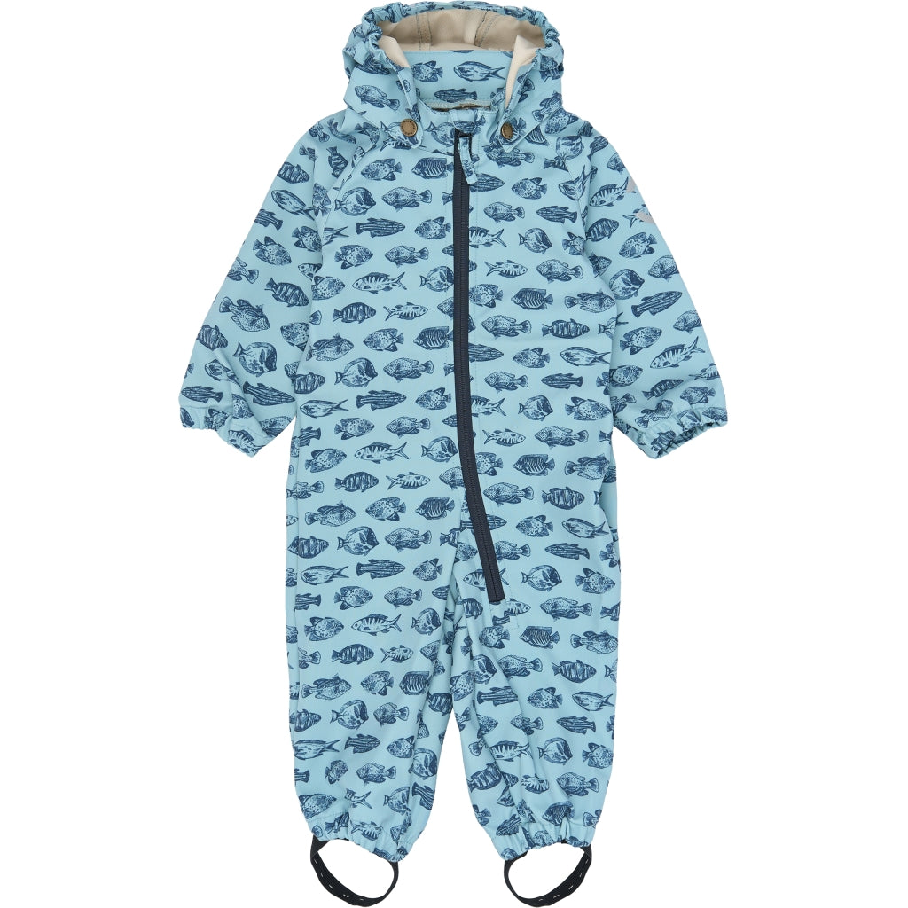 Mikk-Line Softshell Heldragt (Mønstret) Softshell tøj Fish AOP
