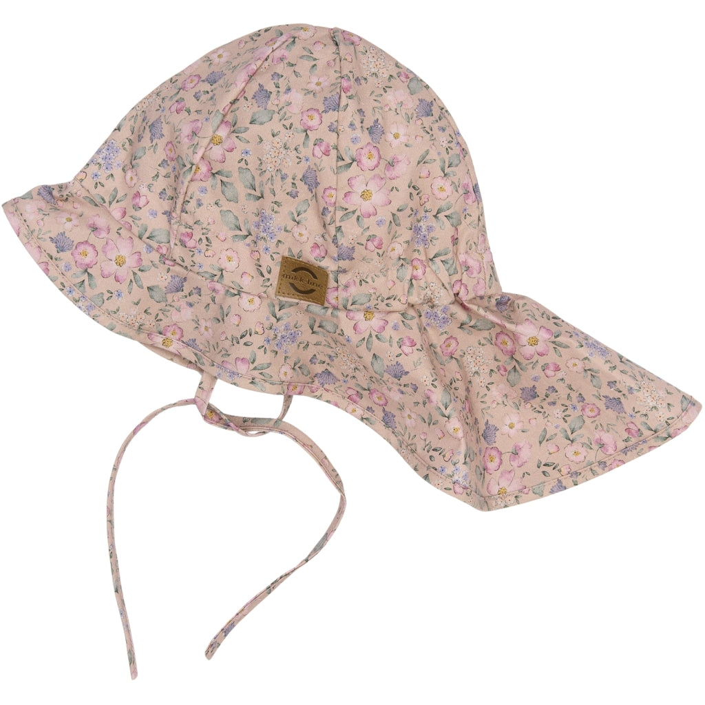 Mikk-Line Solhat Lang (Mønstret) Huer Buble Flower AOP