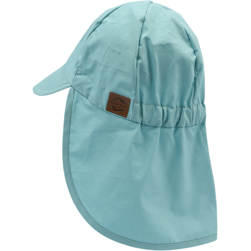Mikk-Line Solkasket Lang (Ensfarvet) Huer Stone Blue